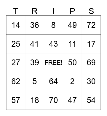 WORK PLACE SAFETY Bingo Card
