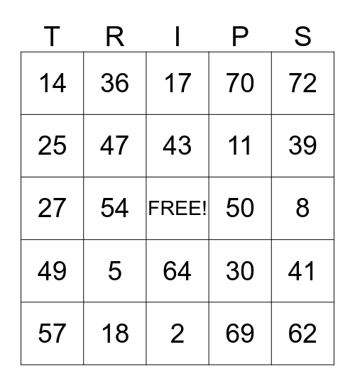 WORK PLACE SAFETY Bingo Card