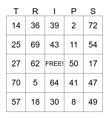 WORK PLACE SAFETY Bingo Card