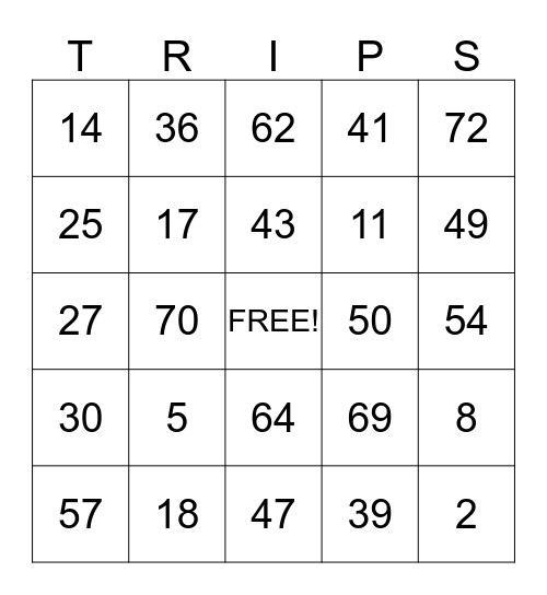WORK PLACE SAFETY Bingo Card
