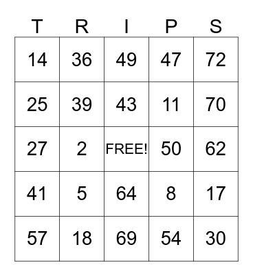 WORK PLACE SAFETY Bingo Card