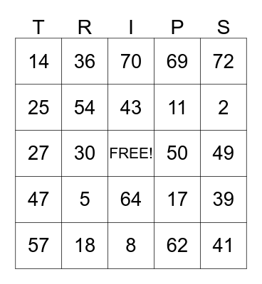 WORK PLACE SAFETY Bingo Card