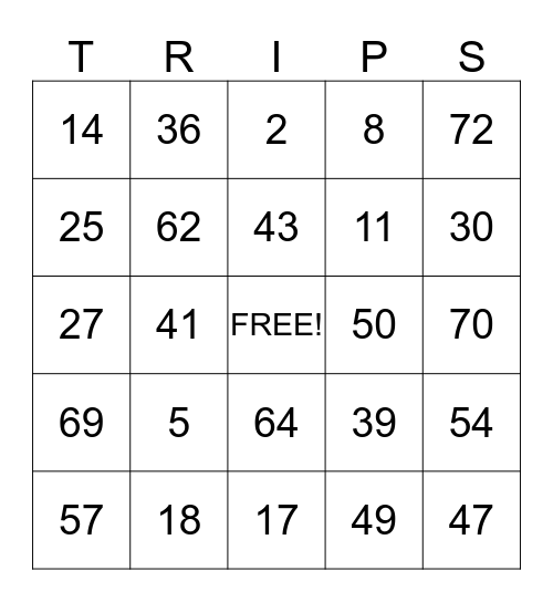 WORK PLACE SAFETY Bingo Card