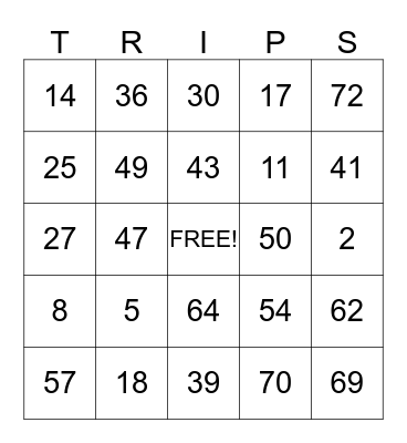 WORK PLACE SAFETY Bingo Card