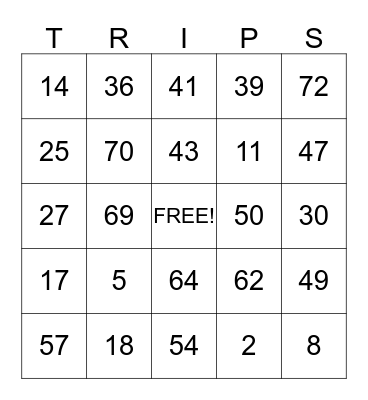 WORK PLACE SAFETY Bingo Card