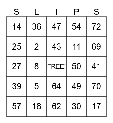 WORK PLACE SAFETY Bingo Card
