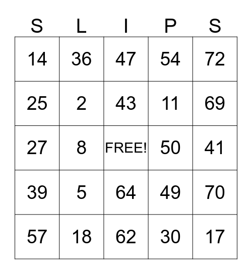 WORK PLACE SAFETY Bingo Card