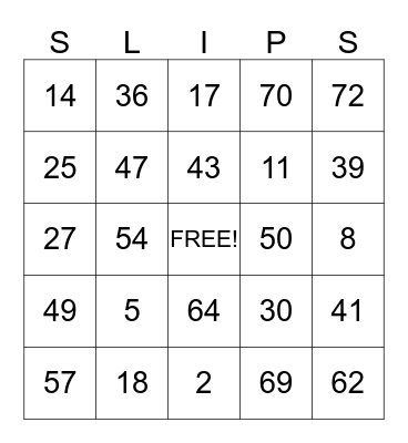 WORK PLACE SAFETY Bingo Card
