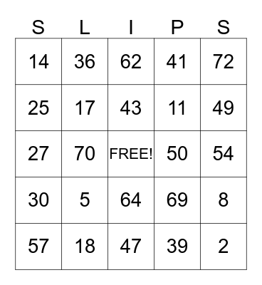 WORK PLACE SAFETY Bingo Card