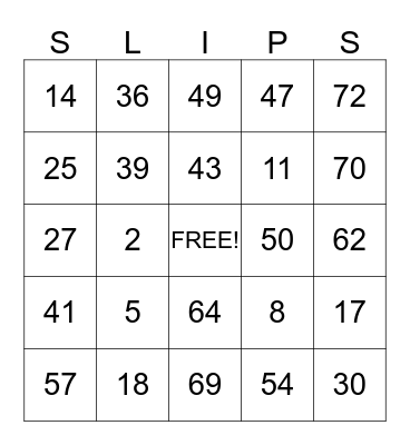 WORK PLACE SAFETY Bingo Card