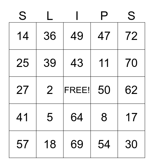 WORK PLACE SAFETY Bingo Card
