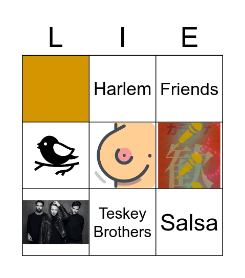 DE LIES IS 30 BINGO Card