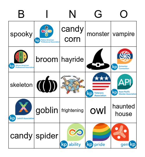 Halloween Bingo Card