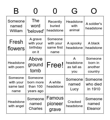HALLOWEEN BINGO Card