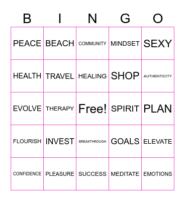 CLUTTER FREE WEEKEND 2021 Bingo Card