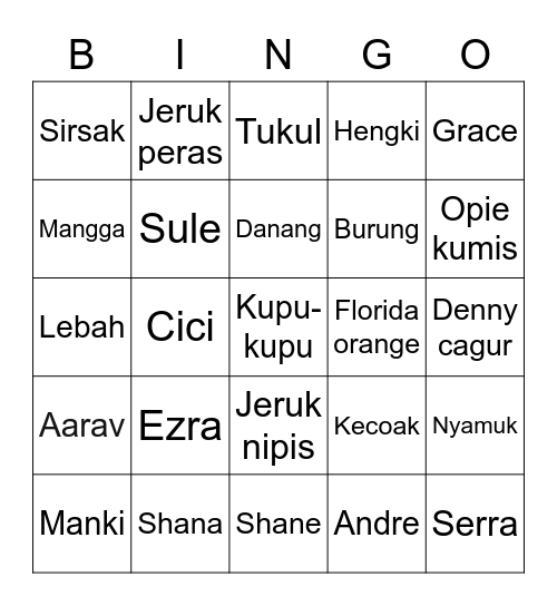 ALZIOx6th Bingo Card