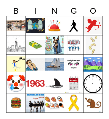 Music Bingo 2 Bingo Card