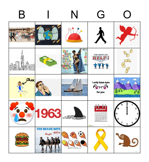 Music Bingo 2 Bingo Card