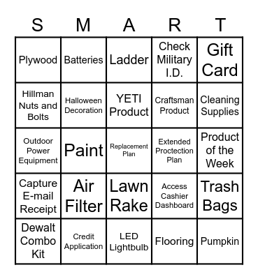 SMART BINGO Card