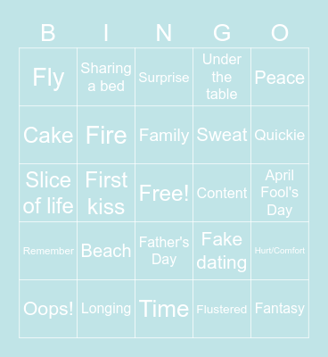 SamSteve Bingo 2022 Bingo Card