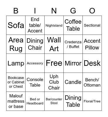 Diagonal/Straight/4 Corners/Postage - $40 ea Bingo Card