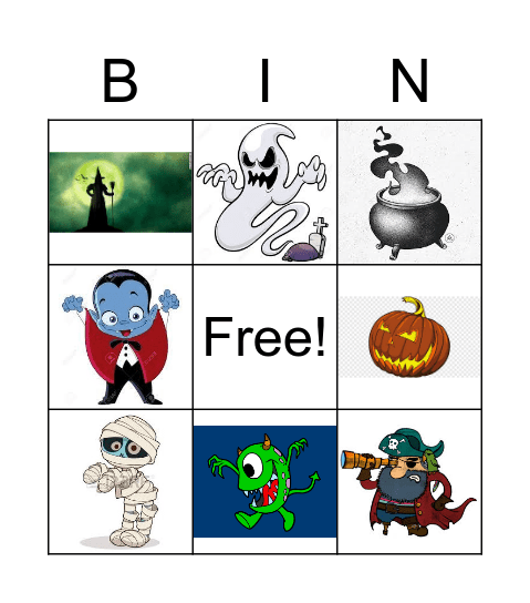 HALLOWEEN Bingo Card