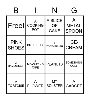 CAN YOU FIND THEM? Bingo Card