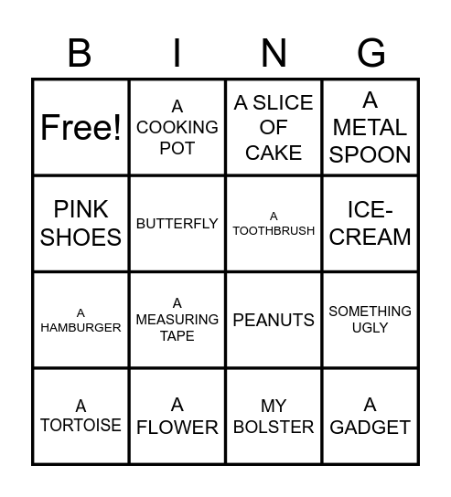 CAN YOU FIND THEM? Bingo Card