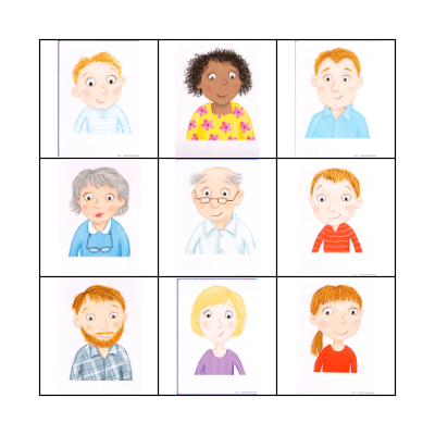 Family Bingo Card