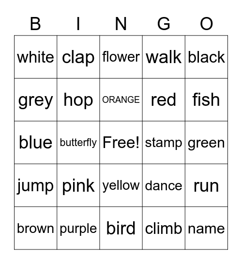 MY BIRTHDAY Bingo Card