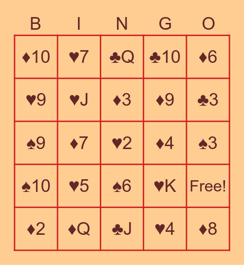 Welcome 2042 Bingo Card