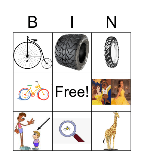 Vocabulario-Adjetivos-casa Bingo Card