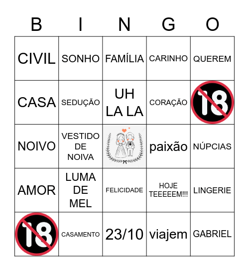 CHA LINGERIE DA QUEREM Bingo Card