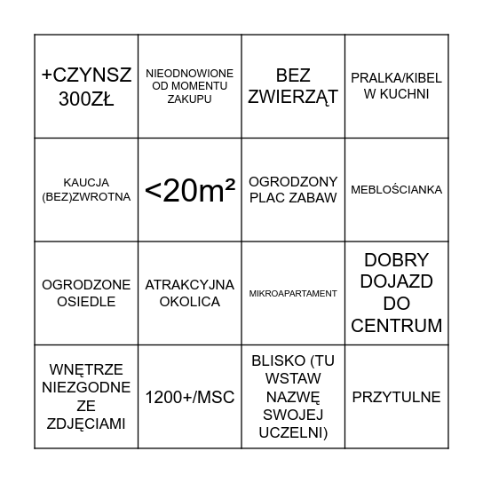 PATODEWELOPERKA BINGO Card