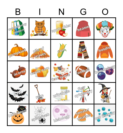 Halloween Bingo Card