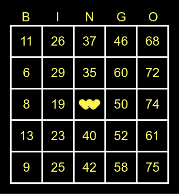 BRIAN WITH VINTAGE TOYS EXPRESS Bingo Card