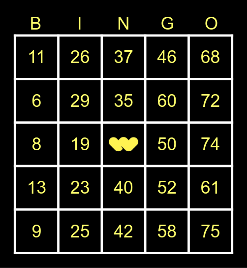 BRIAN WITH VINTAGE TOYS EXPRESS Bingo Card