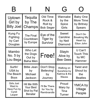 Empower House Rockstar Bingo Card