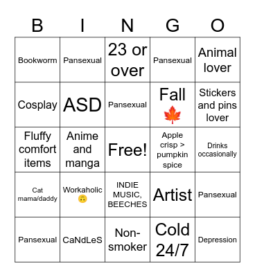 How Similar Are You To Haylee? Bingo Card