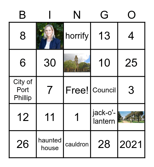 City of Port Phillip Bingo Card