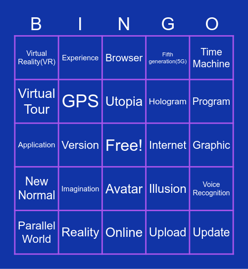 BU JOURNEY IN THE UTOPIA Bingo Card