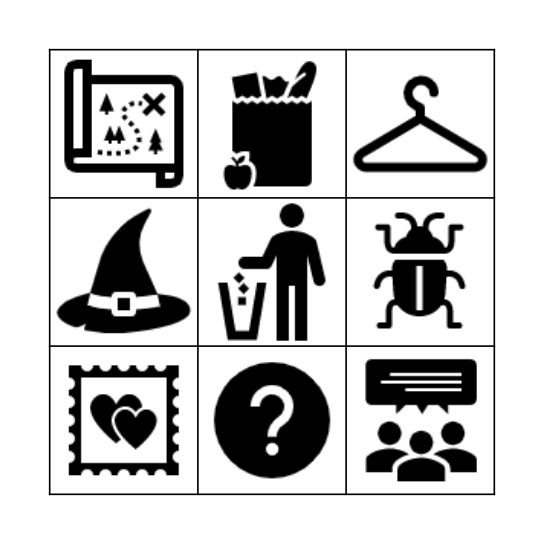 Volunteer Bingo! Bingo Card