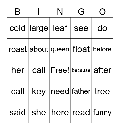 Benchmark Unit 2 -Week 1 & 2 Bingo Card