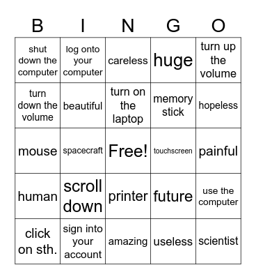 Untitled BingoEyes Open 2    unit 5 Bingo Card