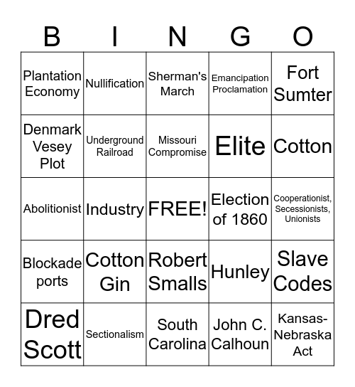 PASS BINGO Card