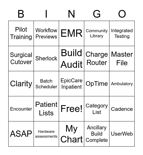 Give For Good Bingo Card