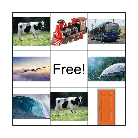 Game 1 Card 2 Bingo Card