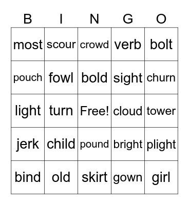 Review Bingo Card