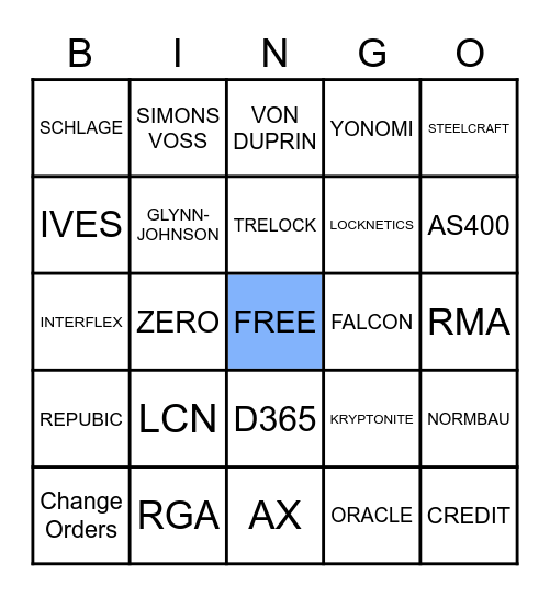 CUSTOMER SERVICE WEEK BINGO Card