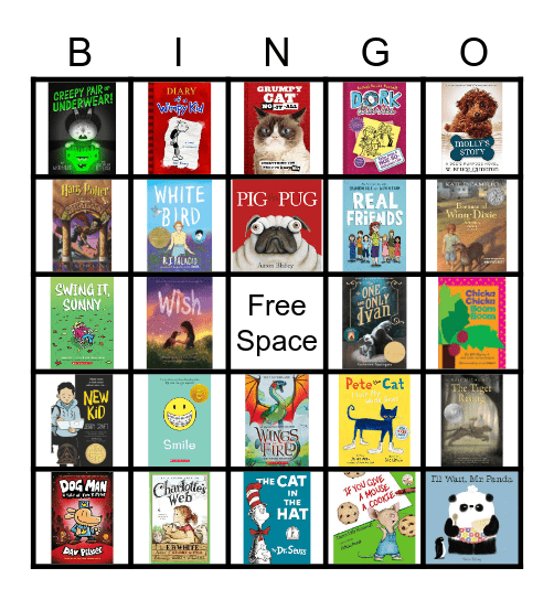 Bingo 4 Books Bingo Card
